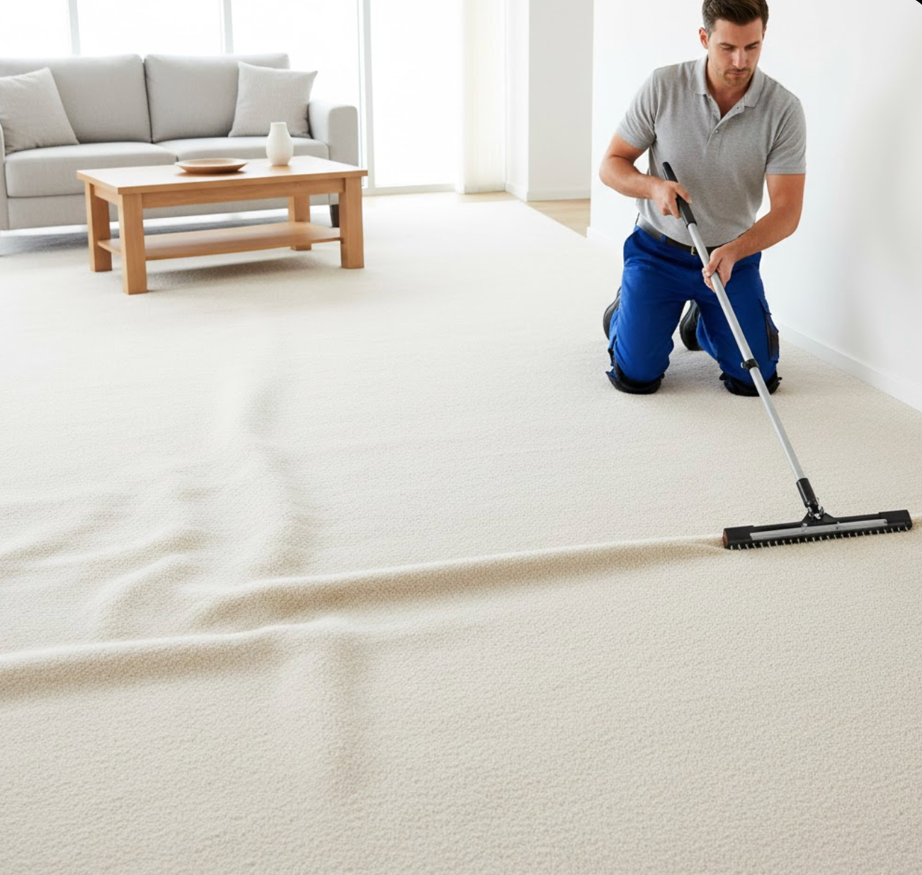 Carpet stretching and wrinkle removal work done in Damonte Ranch