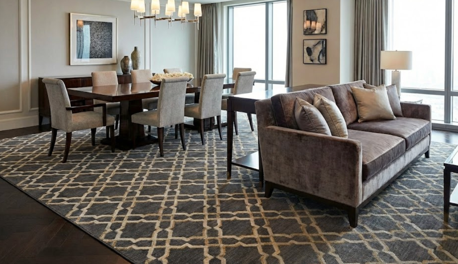 Patterned Carpet Sample